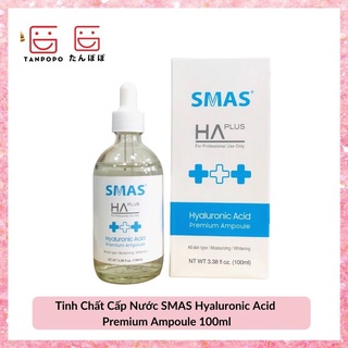 [Chính hãng] Tinh Chất Cấp Nước SMAS Hyaluronic Acid Premium Ampoule 100ml