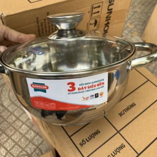 NỒI INOX 3 ĐÁY SUNHOUSE, KM CỦA FRISO