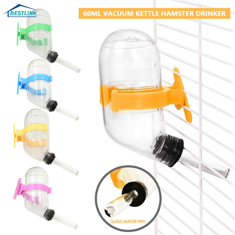 Bình Đựng Nước Uống Tự Động Bằng Nhựa Chống Rò Rỉ 60ml Cho Hamster