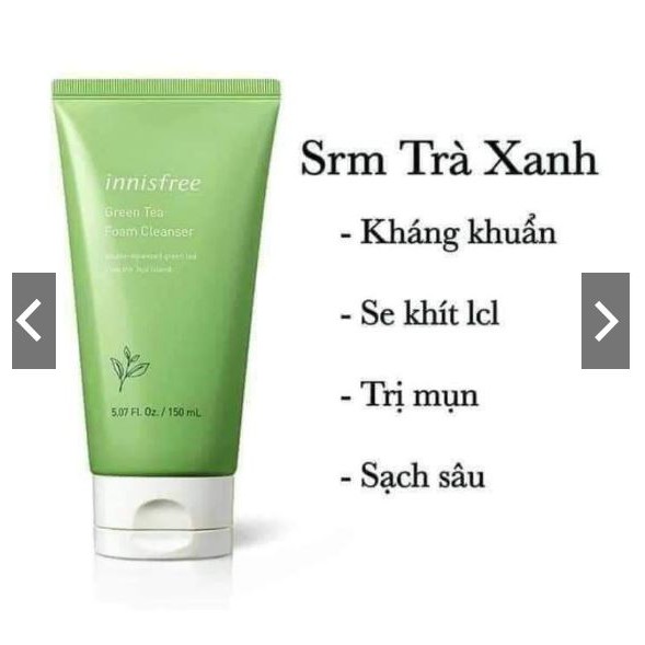 SỮA RỬA MẶT TRÀ XANH GREEN TEA CLEANSING FOAM