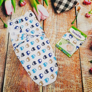 Ủ Kén Cotton Sơ Sinh SwaddleMe Mềm Mại, Không Hầm Bí Chống Giật Mình Dùng Cho Bé