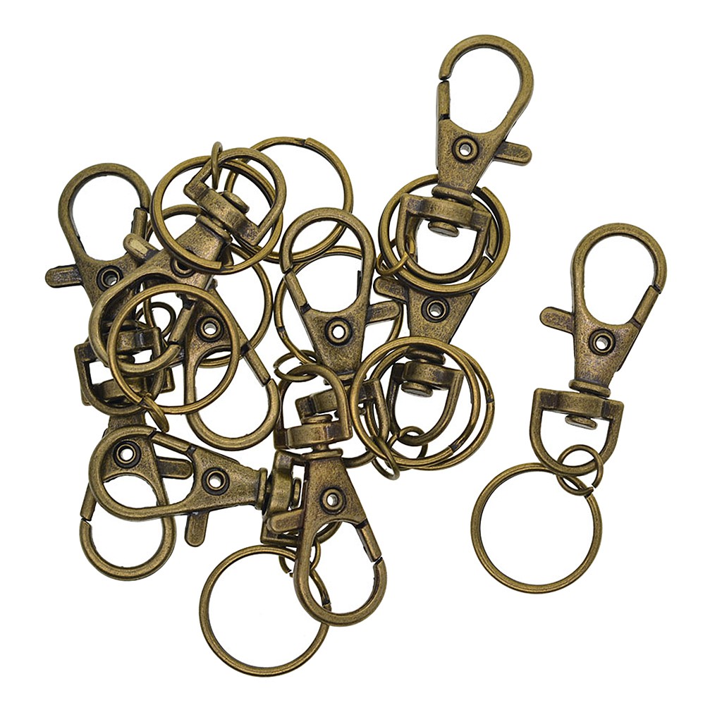 [Lzdhuiz] 61 Móc Khóa Kim Loại Làm Trang Sức Thủ Công DIY