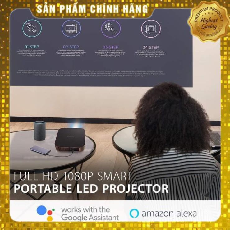 Máy chiếu mini ViewSonic M2 Pro 1080p Wi-Fi Projector loa bluetooth Harman Kardon USB Type C