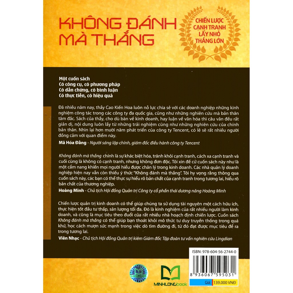 [ Sách ] Không Đánh Mà Thắng - Chiến Lược Cạnh Tranh Lấy Nhỏ Thắng Lớn - Tặng Kèm Móc Khóa Hoặc Sổ Ngẫu Nhiên