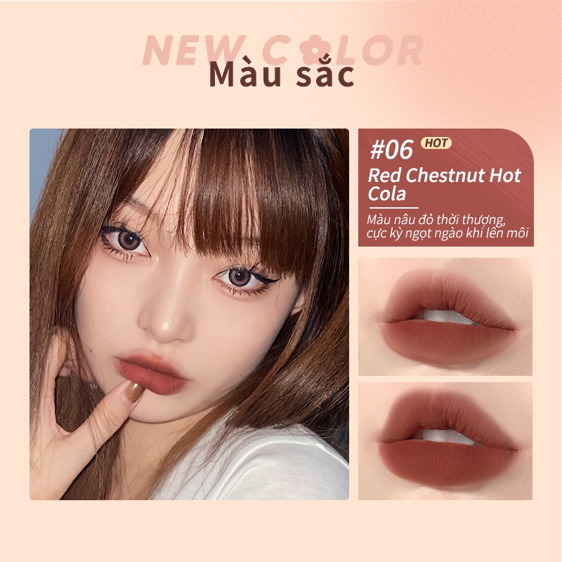 JUDYDOLL Kem Dưỡng Môi Mềm Mờ Lâu Trôi không dính môi Marshmallow Cotton Candy Lip Mud trắng sáng 2.8g