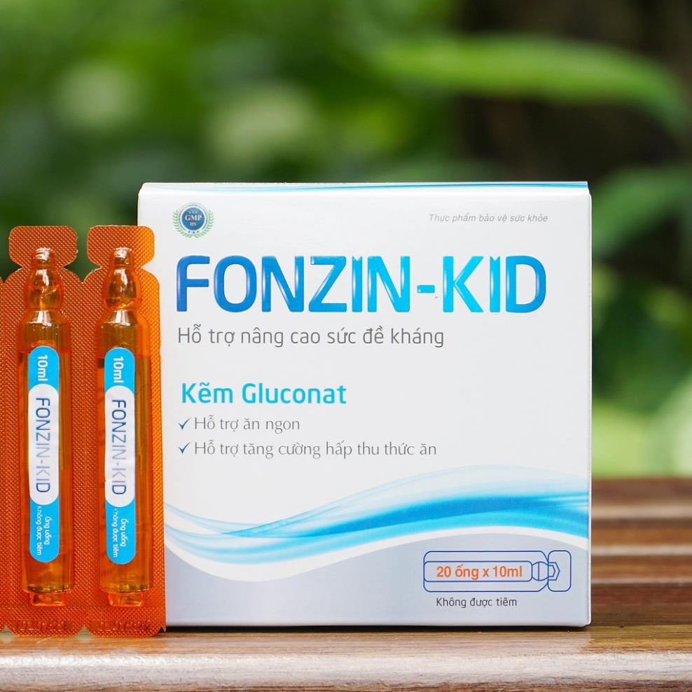 Nước uống tăng sức đề kháng Fonzin Kid 20 ống 10ml Hàng Chính Hãng Công Ty