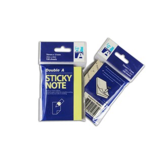 Giấy note 3x2 Double A(76x51)-Vàng