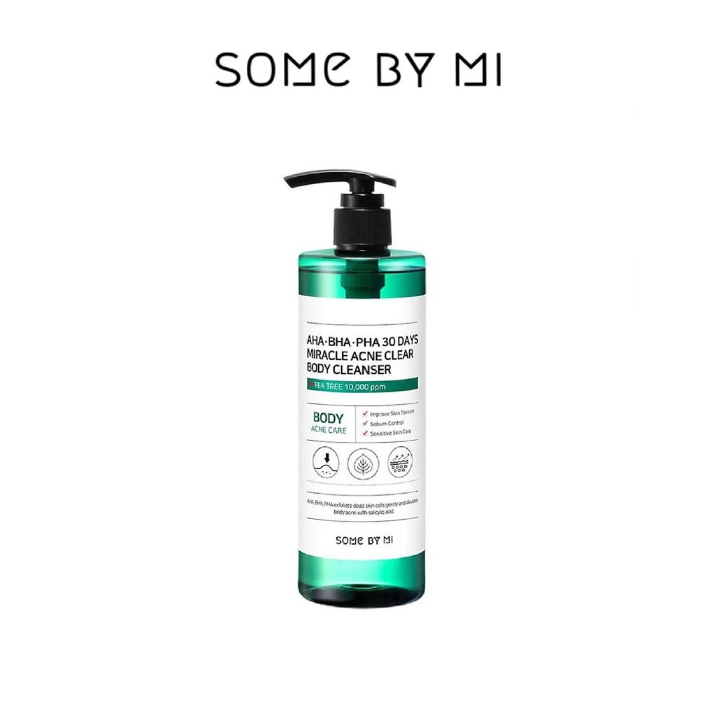 Sữa Tắm Làm Giảm Mụn SOME BY MI AHA-BHA-PHA 30 Days Miracle Acne Clear Body Cleanser 400g