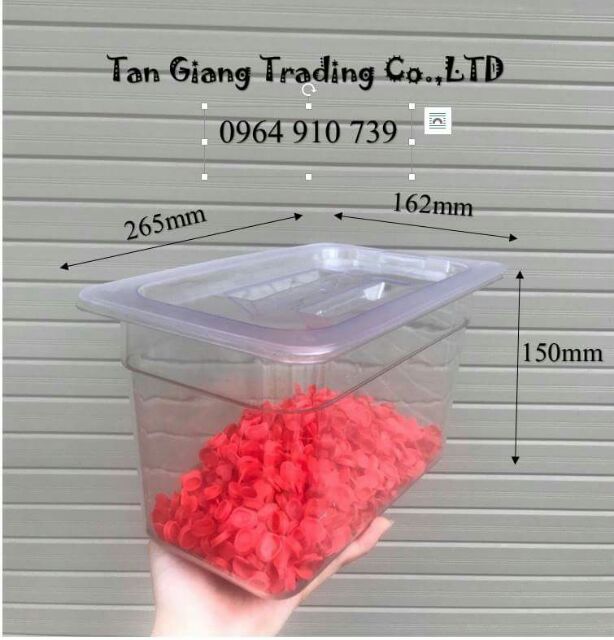 Khay nhựa đựng topping trà sữa, chè