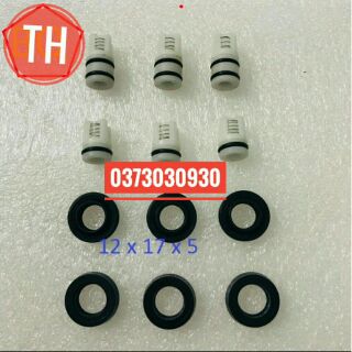 Bộ phớt-van một chiều máy bơm rửa xe mini gia đình dùng phớt 12-20 & 12-18. 12 chiếc
