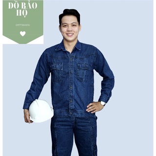 Quần áo thợ điện, thợ hàn 100% vải jean