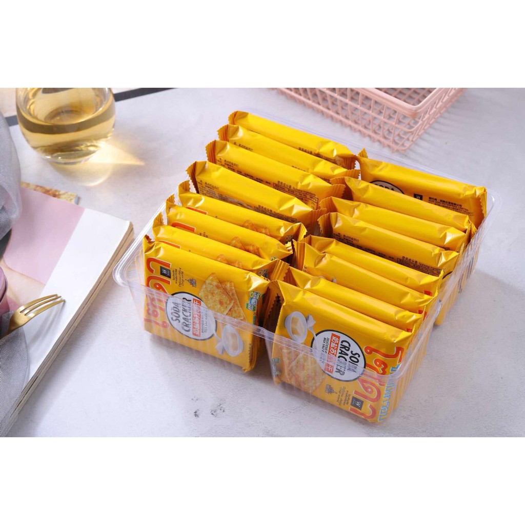 Bánh quy lạt Soda Cracker ăn kiêng healthy Thái Lan 400g, ăn vặt phù hợp người tiểu đường