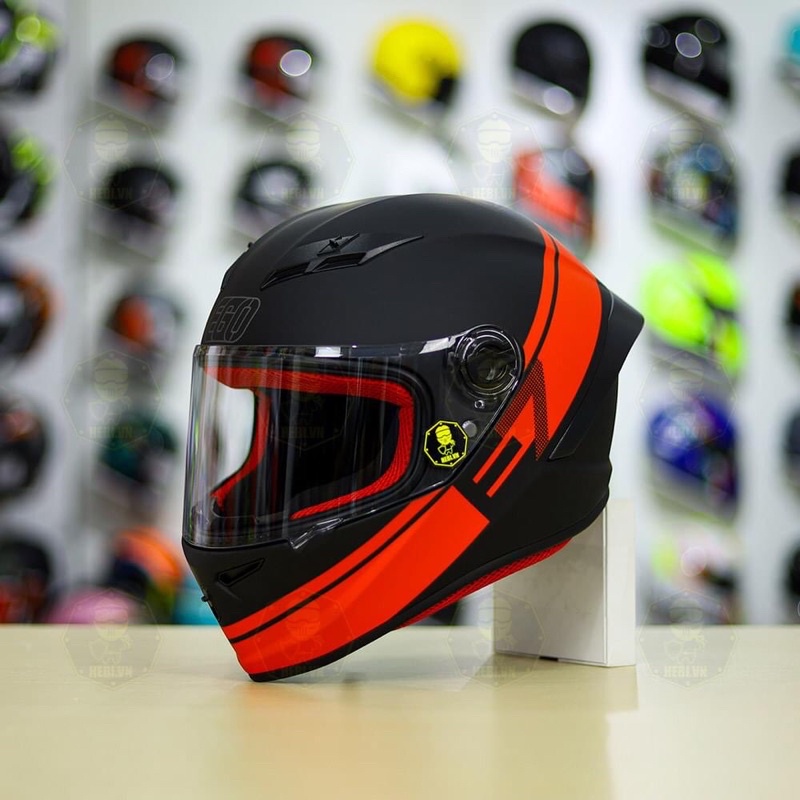 [Chính hãng] Mũ bảo hiểm Fullface Ego E7 - Ego E-7 nhỏ gọn nhẹ cao cấp đủ màu xám titanium nam nữ chính hãng môt phượt