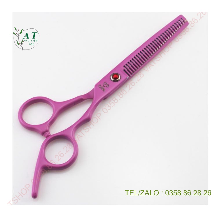 Bộ kéo cắt tóc BARBER  thương hiệu JOEWELL TOKOSHA 6.0 VAT020 Màu hồng
