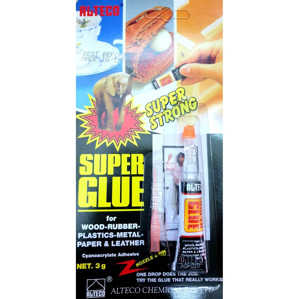 Keo Siêu Dính Dán Đa Năng Trên Mọi Vật Liệu Super Glue 3gam