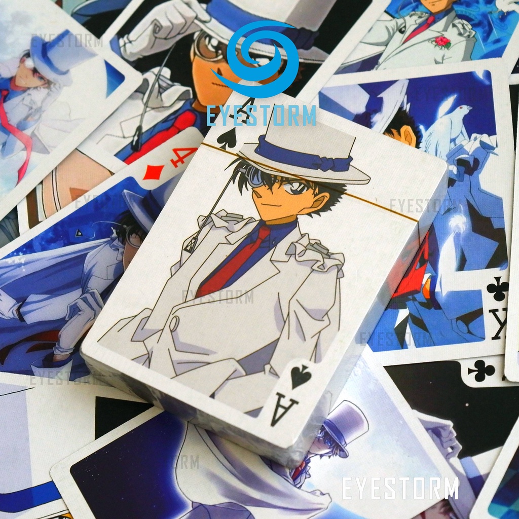 Bài tây anime tổng hợp nhiều mẫu One Piece, Attack on Titan, Kid  - tú lơ khơ, manga Poker Z - 54 lá