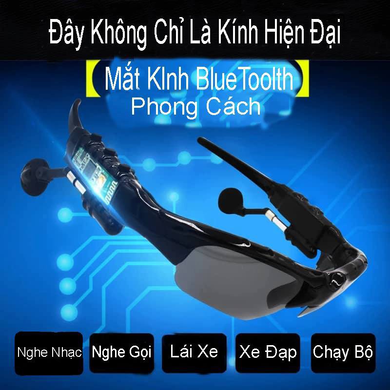 Mắt Kính Tai Nghe Kết Nối Bluetooth / Sản Phẩm Hot 2 Trong 1 Thiết Kế Phong Cách Cool Ngầu E2198