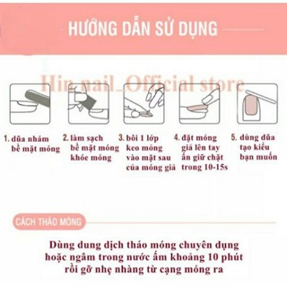 móng úp dán thiết kế