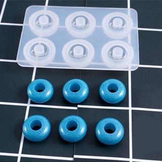 Khuôn hạt charm siliconee làm móc khóa, phụ kiện resin bằng