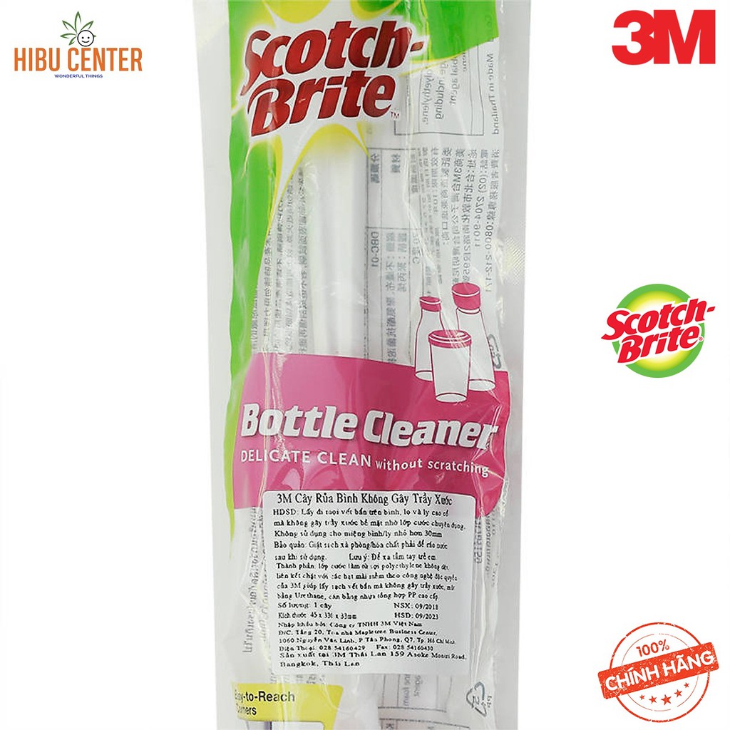 Cây Rửa Bình Không Gây Trầy Xước 3M Xe006001053 Scotch-Brite – Hàng Chính Hãng