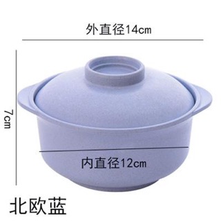 Thố có nắp đậy lúa mạch