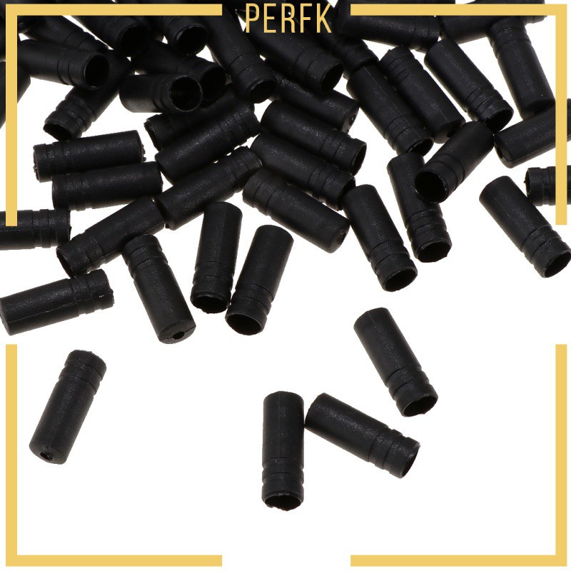 Set 100 Nắp Đậy Dây Cáp Phanh Xe Đạp Màu Đen