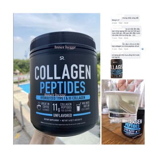 Collagen peptides Sports Research thuỷ phân mẫu mới dạng bột cao cấp của Mỹ