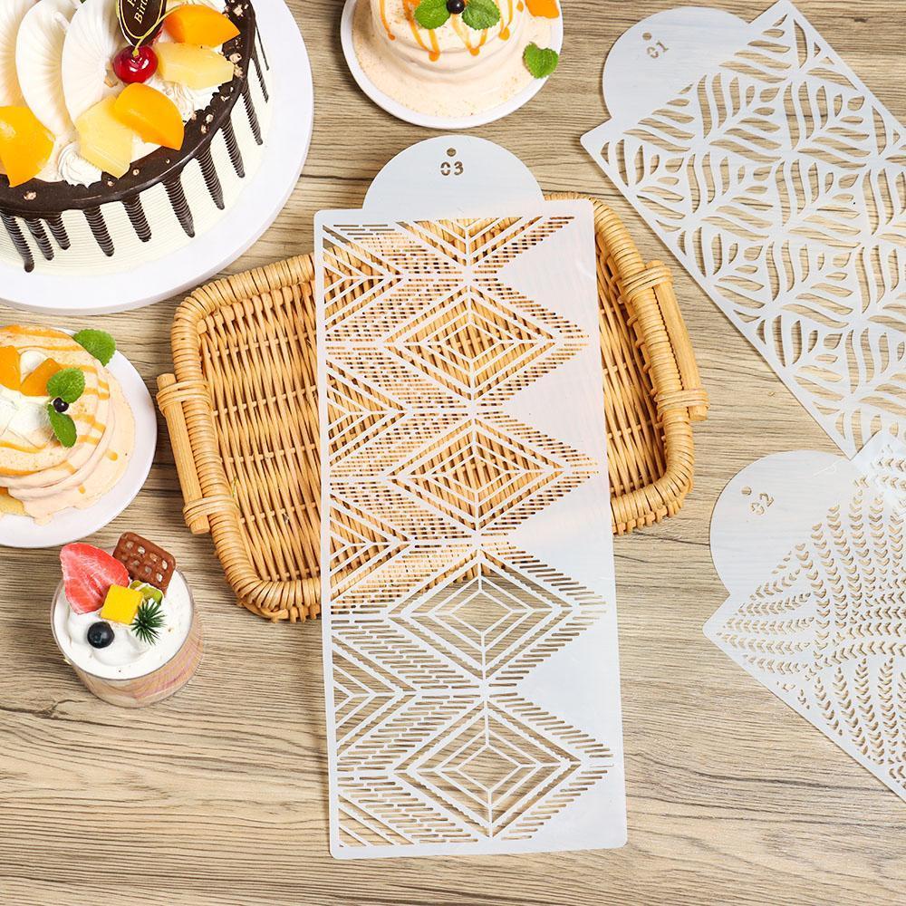 Khuôn Làm Bánh Quy / Kẹo Đường Họa Tiết Ren Lúa Mì 1 Độc Đáo DIY