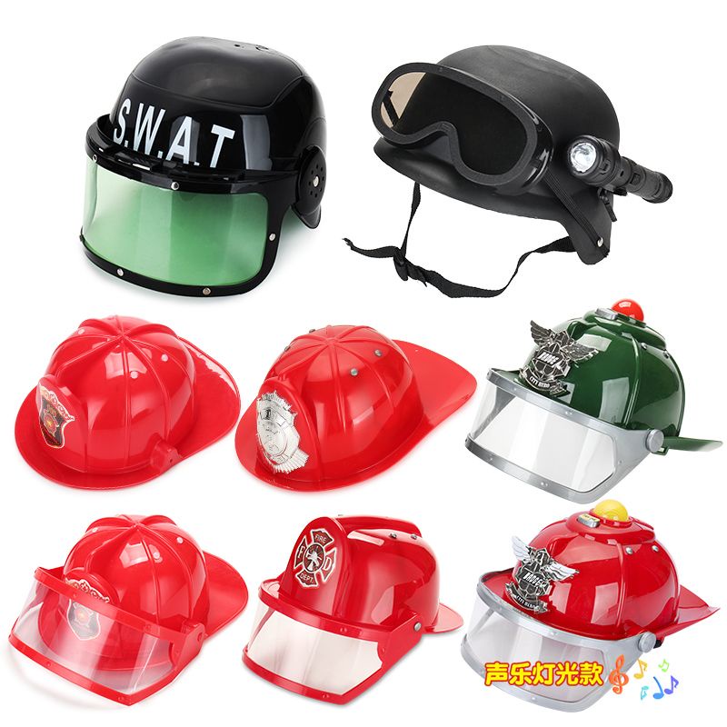 Mũ Đồ Chơi Hóa Trang Cảnh Sát Cứu Hỏa / Lính Cứu Hỏa Cho Bé