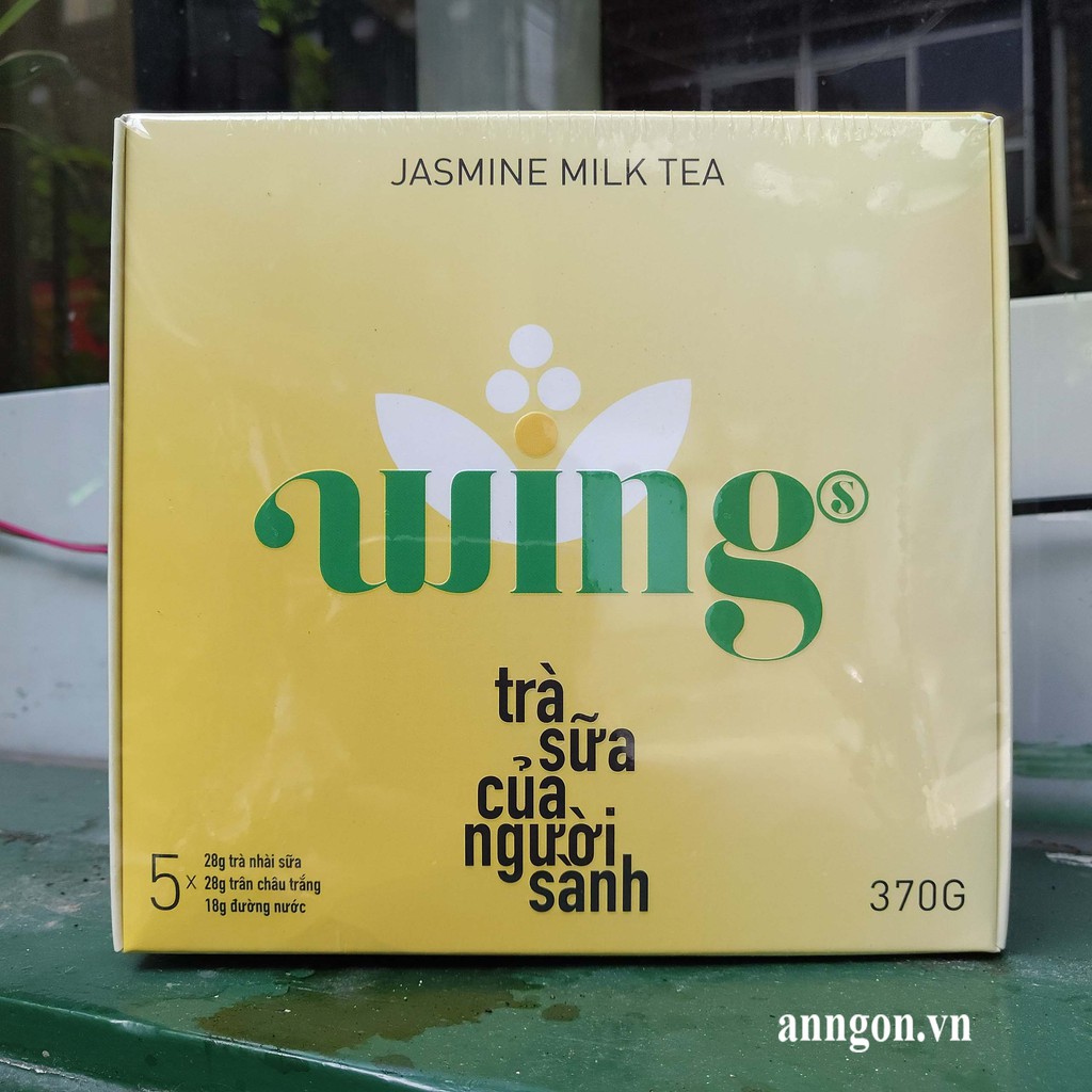 Trà sữa hoà tan WING Set 5 gói tự pha siêu ngon vị Hồng trà, Nhài - Shop ANNGON.VN