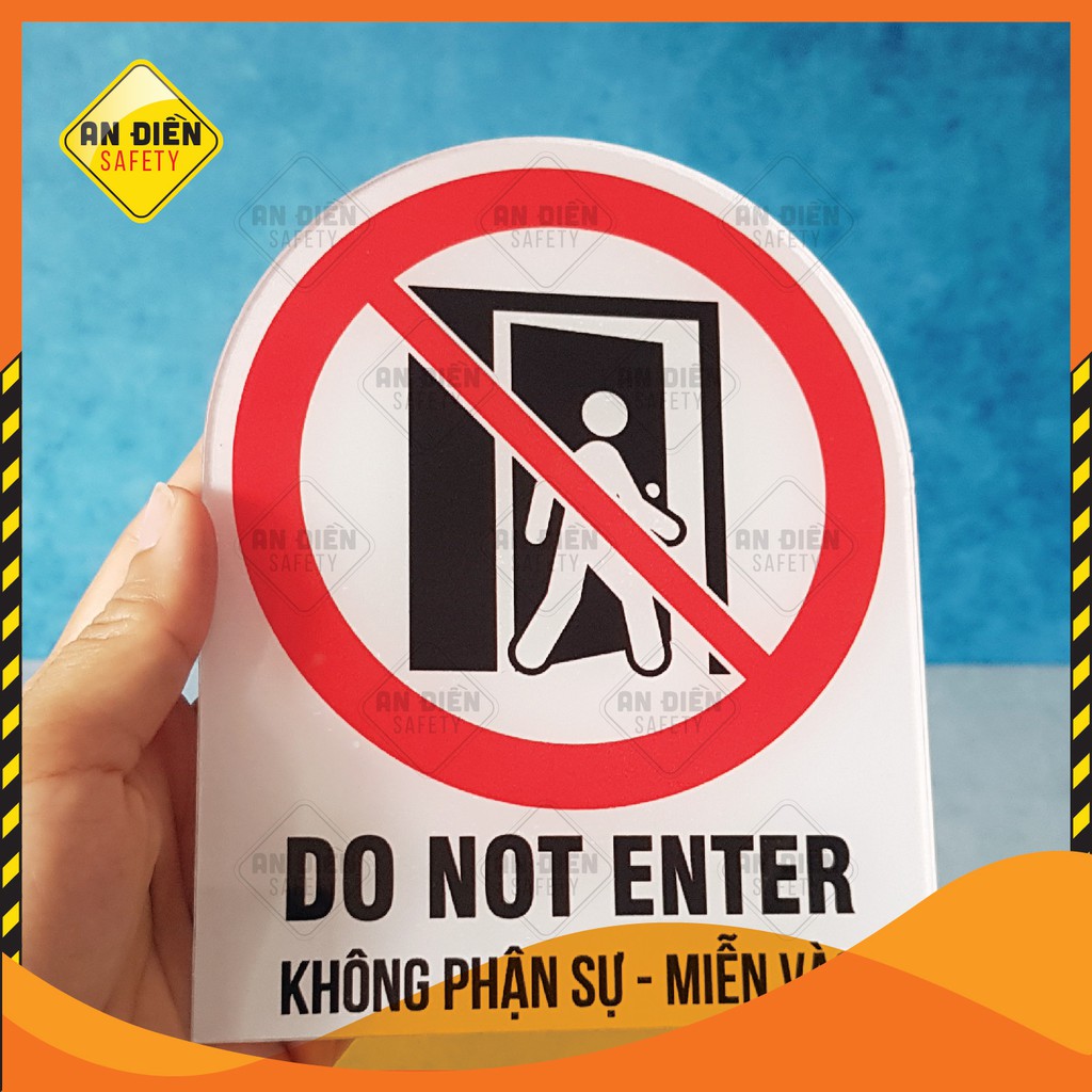Biển báo Không Phận Sự Miễn Vào Do Not Enter. Biển báo An Điền Safety