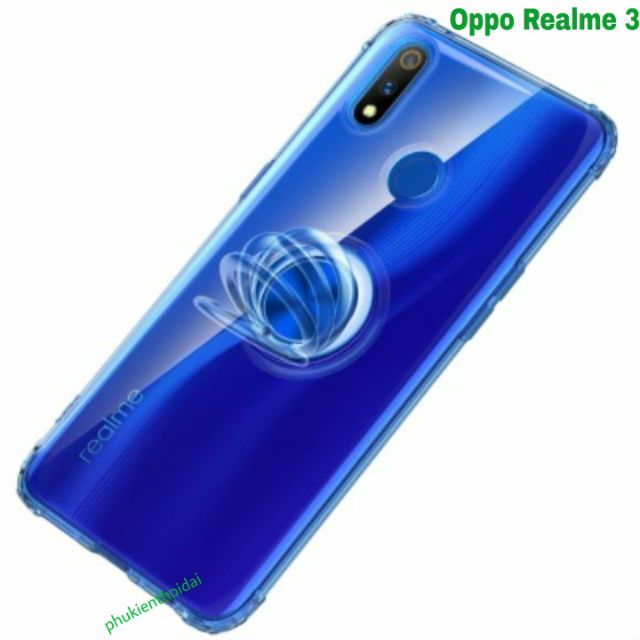 Ốp lưng Oppo Realme 3 FREESHIP Từ 50k chống sốc giá đỡ Iring Trong màu cao cấp