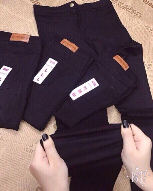 Quần legging cúc cạp cao kaki