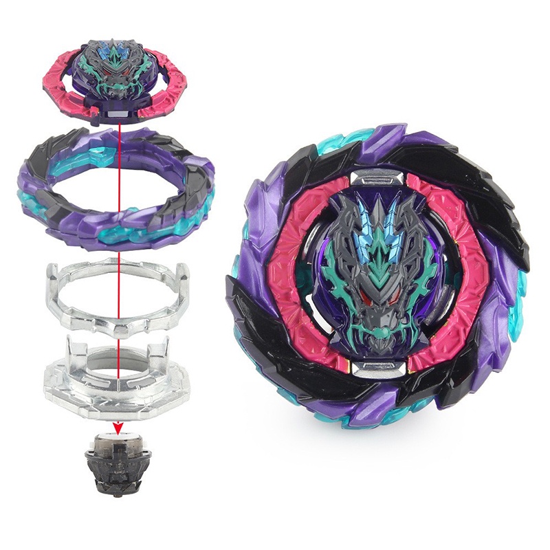 Con Quay Đồ Chơi Beyblade Burst B-186 Roar Bahamut B186 B184 LR Launcher Only DB Dynamite