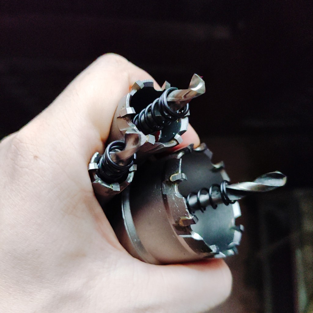 Mũi khoét inox, kim loại 16 , sắt đầu hợp kim công nghệ Đức Loại 1, mũi khoét kim loại 16mm