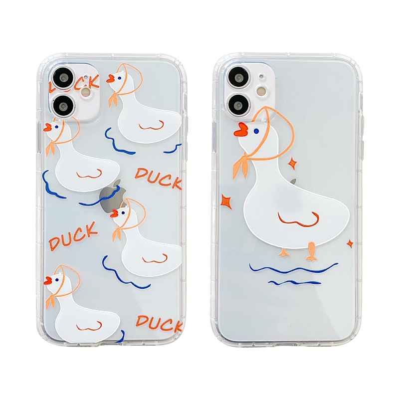 Ốp Lưng Tpu Họa Tiết Hình Chú Vịt Dễ Thương Cho Iphone 11 11pro Max 6 6s Plus 7 8 X Xs Max Xr | BigBuy360 - bigbuy360.vn