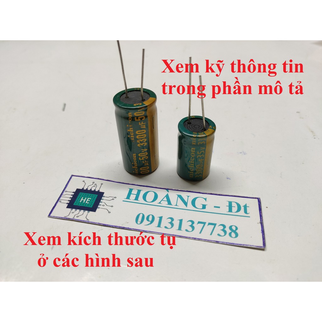 Tụ hoá 3300uF 16V/ 25V/ 35V/ 50V