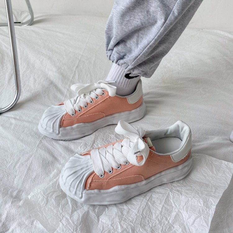 Fashionable Ulzzang Comfortable Canvas Sneaker Shoes for Women