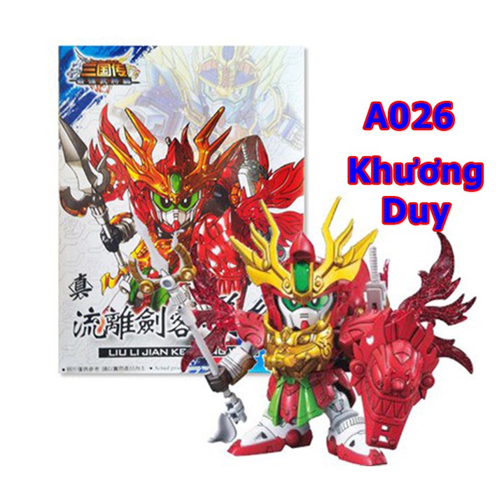 Đồ chơi lắp ráp nhựa SD/BB Gundam A026 Khương Duy - Gundam Tam Quốc New4all giá rẻ đẹp, full box để trưng bày, trang trí