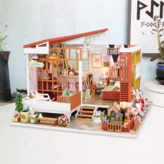 Mô hình nhà gỗ búp bê Dollhouse DIY - Kèm mica - A004 Like A Dream