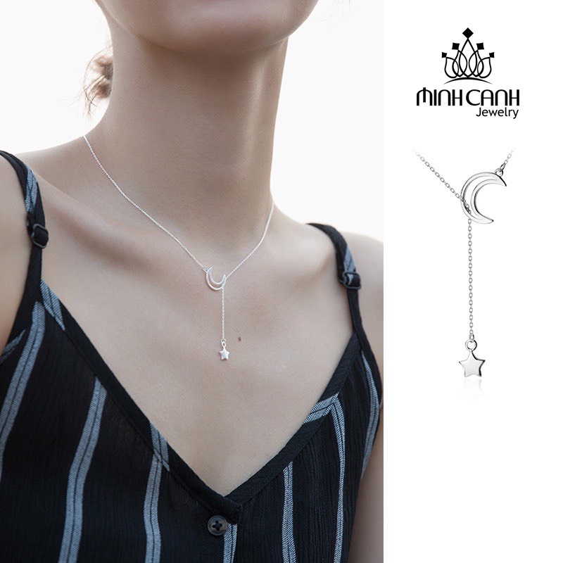 Dây Chuyền Bạc Trăng Khuyết Treo Minh Canh Jewelry
