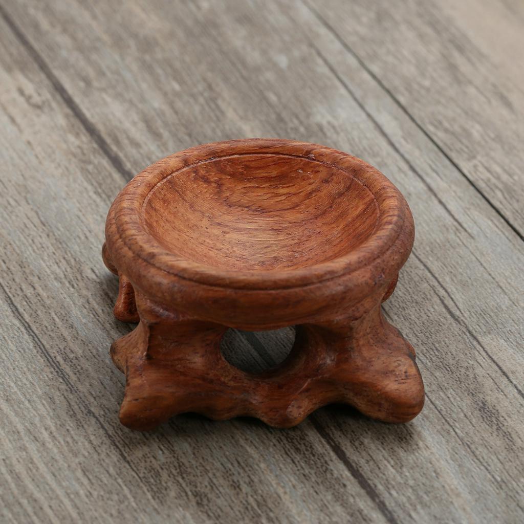 Đế Gỗ Trưng Bày Quả Cầu Pha Lê Đường Kính 3cm