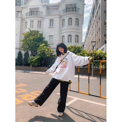 Áo hoodie nam nữ Uncover Sici Bear Unisex Form Rộng Ulzzang