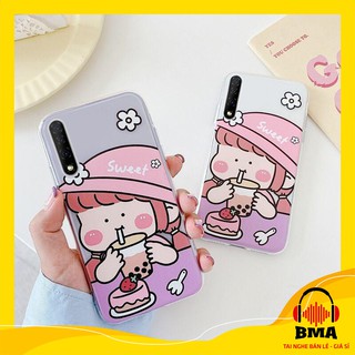 Ốp lưng xiaomi redmi note 10 /note 8/ note 8 pro/note 9s/note 9/ redmi 9A/ redmi 9/note 7/8/8A mẫu trà sữa sweet