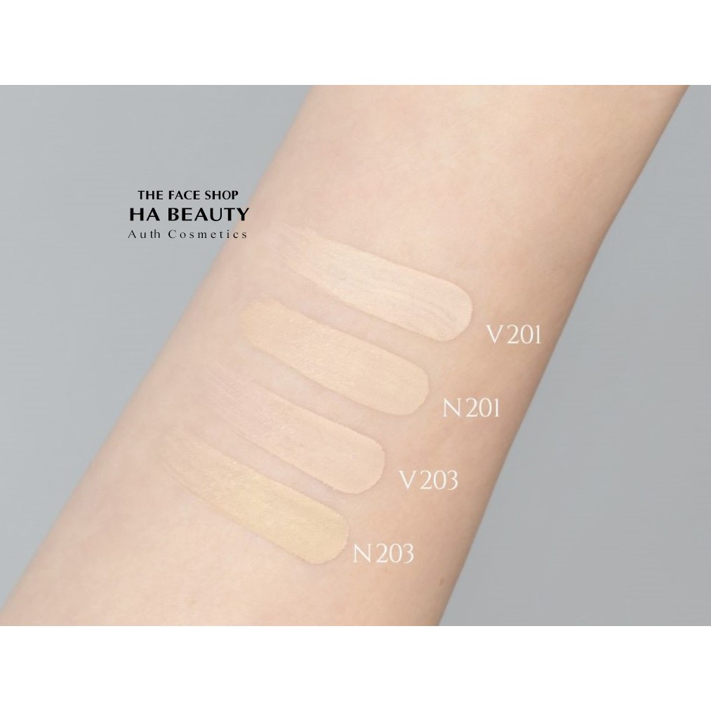 Kem nền lâu trôi The Face Shop Ink Lasting Foundation Slim Fit Ex SPF30 PA++ che khuyết điểm trang điểm đa năng dưỡng ẩm