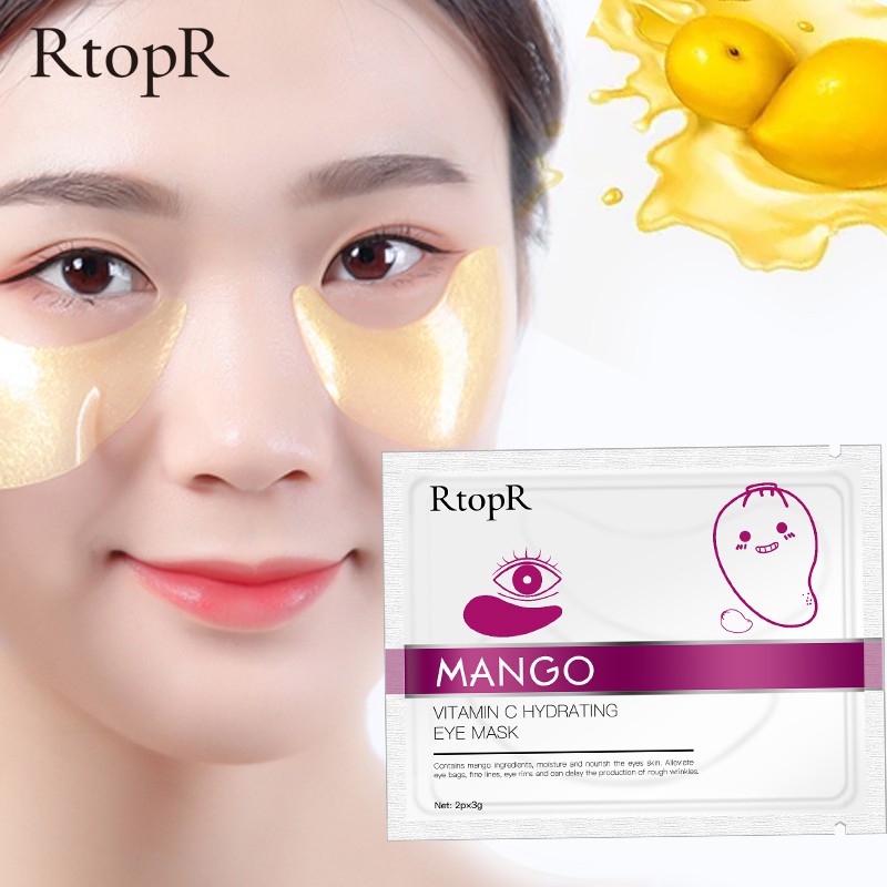 Bộ 5 Gói Mặt Nạ Mắt Rtopr Vitamin C Xoài Cấp Ẩm Chống Nếp Nhăn Và Loại Bỏ Quầng Thâm