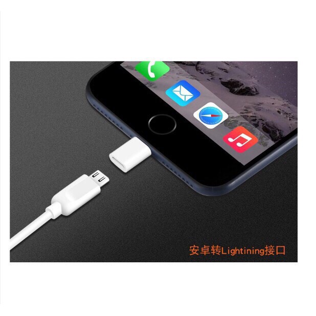 Đầu Chuyển Micro USB Sang Lightning -chân Iphone Tốt Nhất