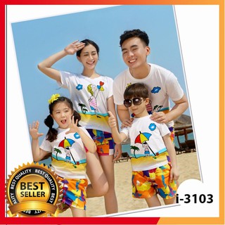 [BÁN SIÊU CHẠY] I3103 Áo Thun Đi Biển Gia Đình Chất Vải Bao Đẹp Giá Hạt Dẻ