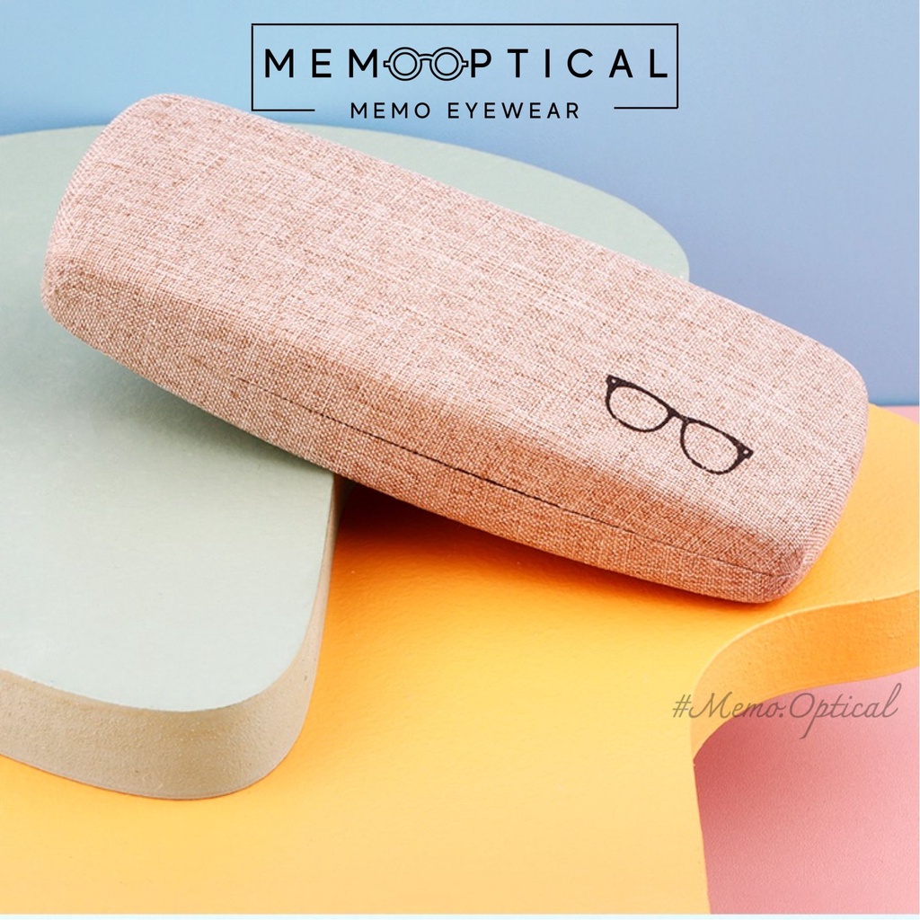 Hộp đựng gọng kính cận dễ thương,bao đựng kính chống va đập Memo Optical
