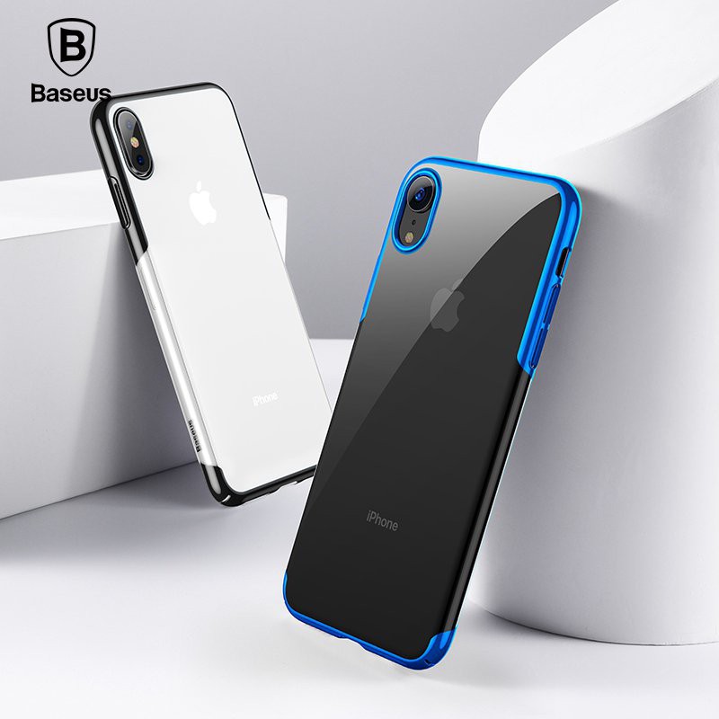 Ốp lưng trong suốt viền si màu Baseus Glitter Case cho IPhone XS Max/IPhone X - Huco Việt Nam